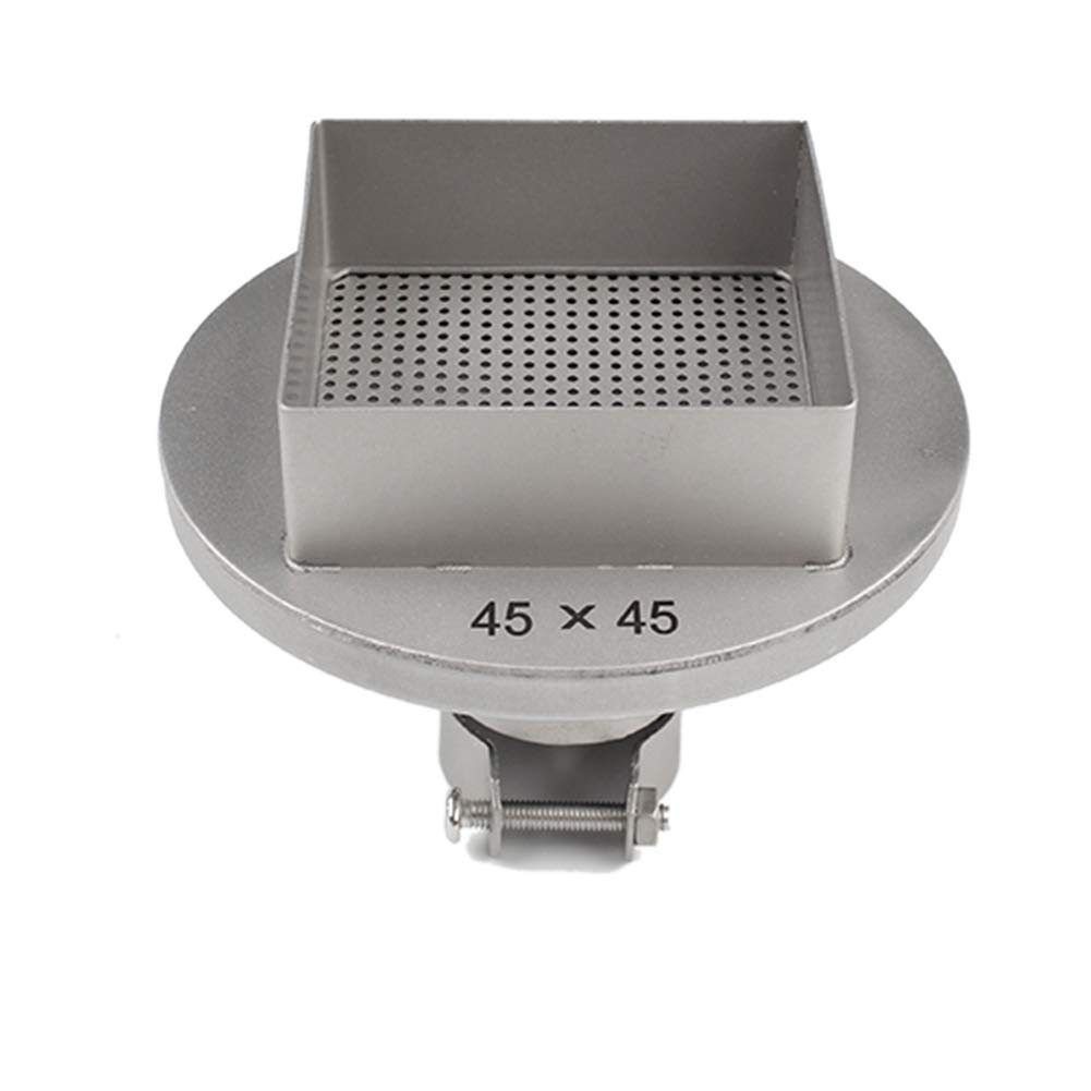 1PCS Hot Air Square Nozzles 45mmx45mm Stainless Steel Rework Nozzle With Locking Screw For BGA Solde