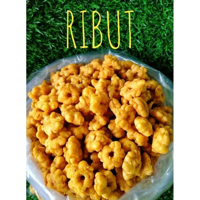 

Snack Ribut Gurih Original 1kg Cemilan Riri Full Bumbu Snack Ribut Pedas Daun Jeruk Gurih Snack
