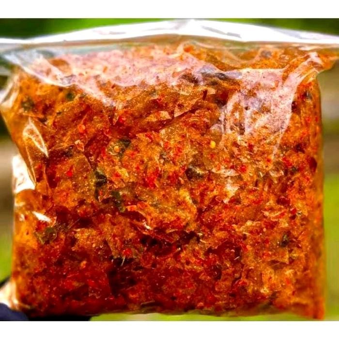 

Kripik Kaca Pedas Daun Jeruk 1KG - Cemilan Pedas Makanan Khas Mirasa Snack And Food