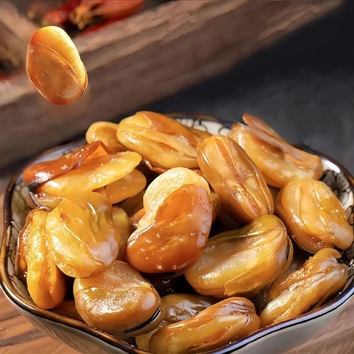 

COD Camilan santai kacang koro kulit 500g/1kg halal Renyah dan lezat Kacang buncis pedas Goreng