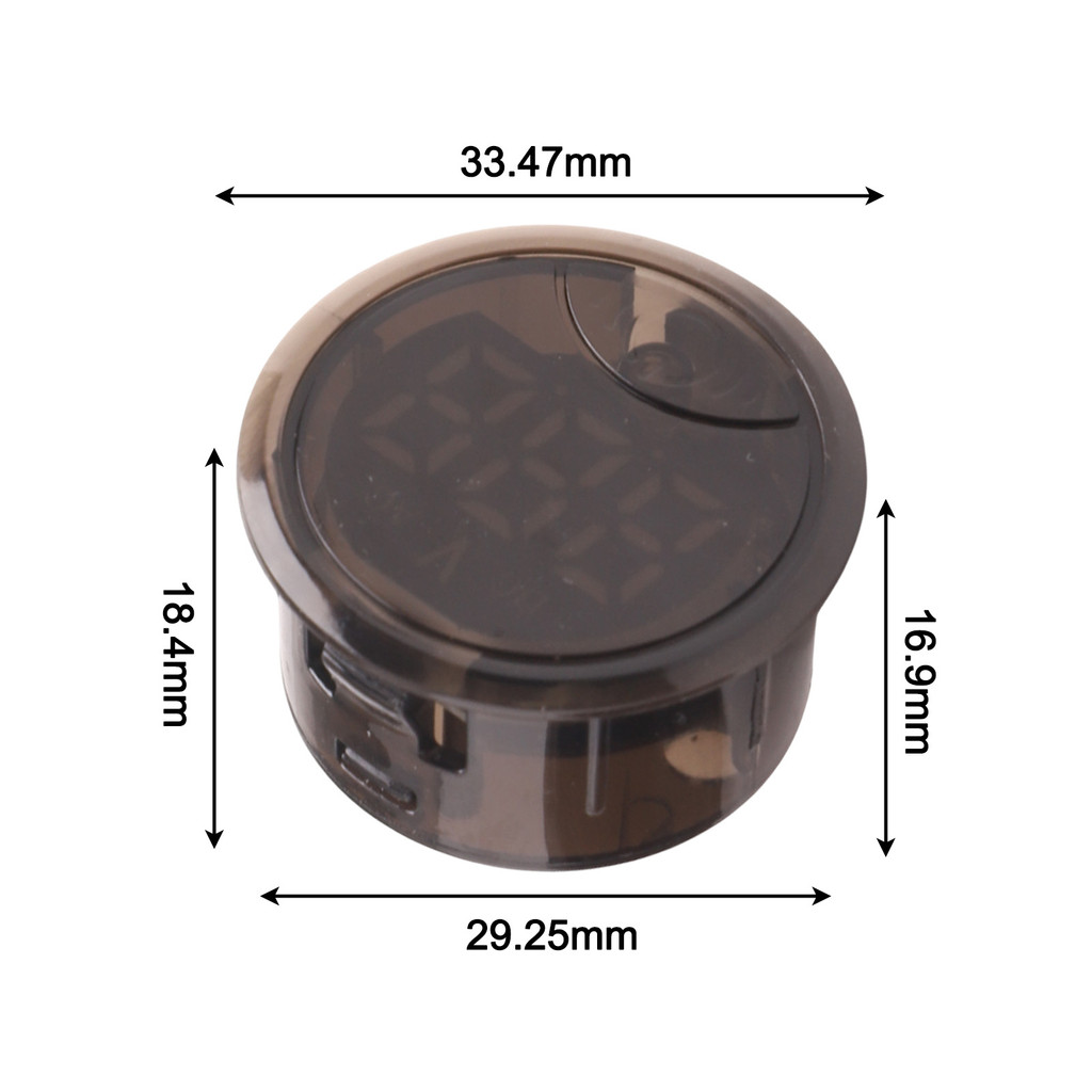 2PC Digital Voltmeter Display for DC 7 120V with Touch Switch LED Indicator for Cars RVs Boats and M
