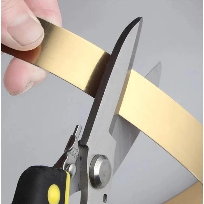 (Allthebest) E.HOME 3M List Plat Strip Mirror Gold - List Gold Wall Molding Stiker Dinding Stainless