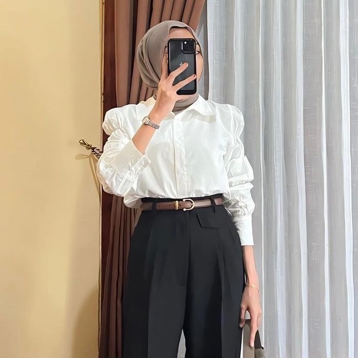 (Allthebest) [Shylo] Esther White Blouse