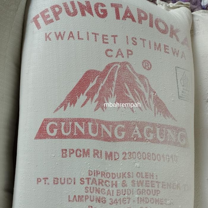 

Sagu Gunung 25kg sagu cap gunung sagu karungan tapioka