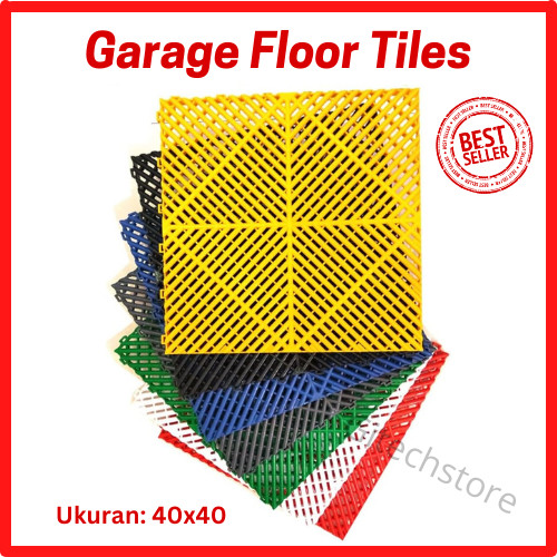 Lantai Garasi / Floor Tile / Lantai Bengkel Detailing / Interlocking Modular Floor Tile