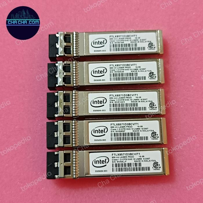 Terhemat Intel Sfp+ 10G 850Nm /Ftlx8571D3Bcvit1 300M