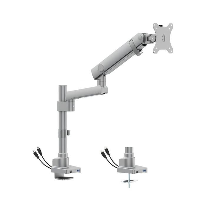 

Uta - Bracket Single Dan Dual Monitor 17" - 40" Oximus P112U Dan P212U Grey / Abu Heavy Duty
