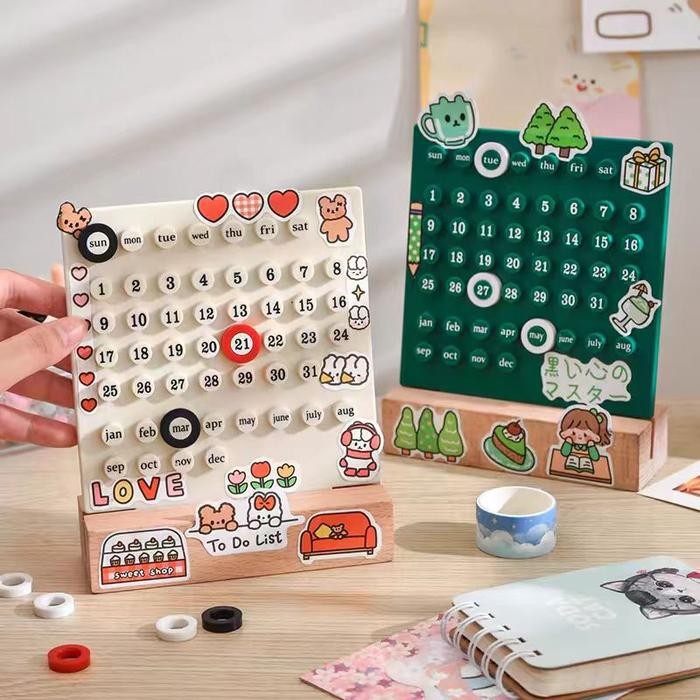 

Uta - Kalender Meja Abadi Permanent Calendar Diy Kalender