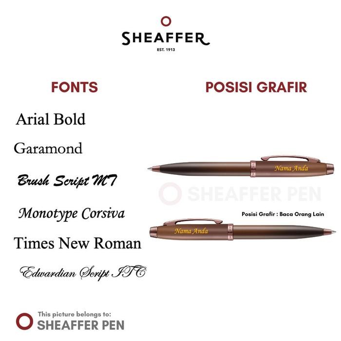 

Bentley - Sheaffer 100 Glossy Coffee Brown With Pvd Gold-Tone Ballpoint Pen