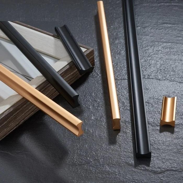 1M Handle Lemari Panjang Tarikan Lemari Dapur Modern Handle Furniture Tarikan Pintu Lemari Minimalis