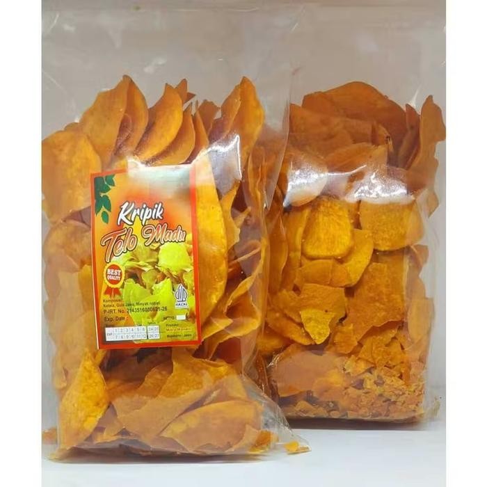 

Keripik Ubi Madu 1kg Keripik Ubi Manis Legit Renyah Kripik Ubi Kuning Madu Cemilan Ringan Sehat