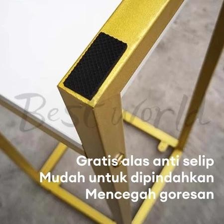 Rak Bunga 2 Susun Rak Taman Tanaman Pot Holder Standing Planter Rak Rak Susun Penyimpanan Rak Pot