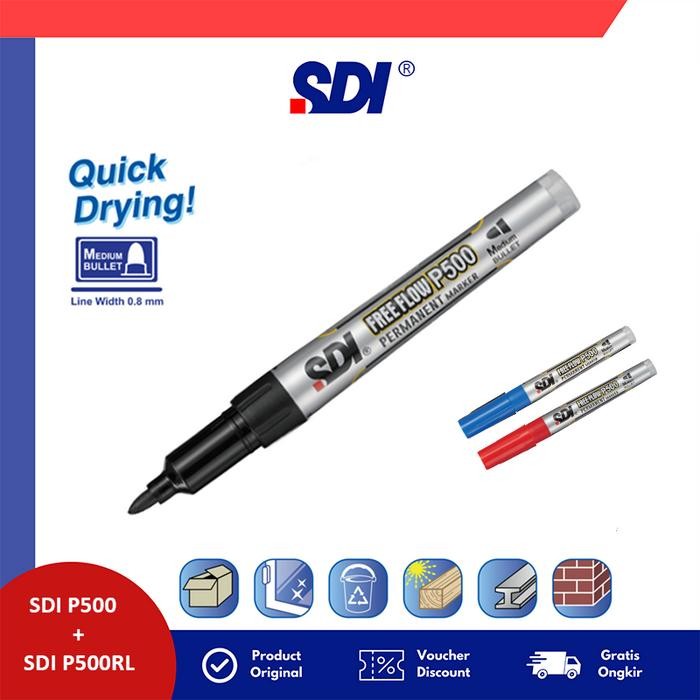 

Victory - Bundling Sdi P500 Spidol Permanen + Refill Tinta