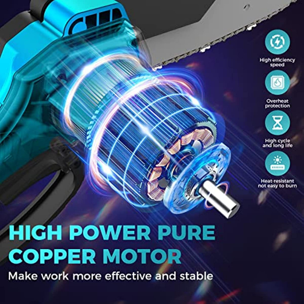 Eleganterra Dagmara Mini Chainsaw,6 Inch Portable Electric Chainsaw Cordless,2023 Upgrade Small