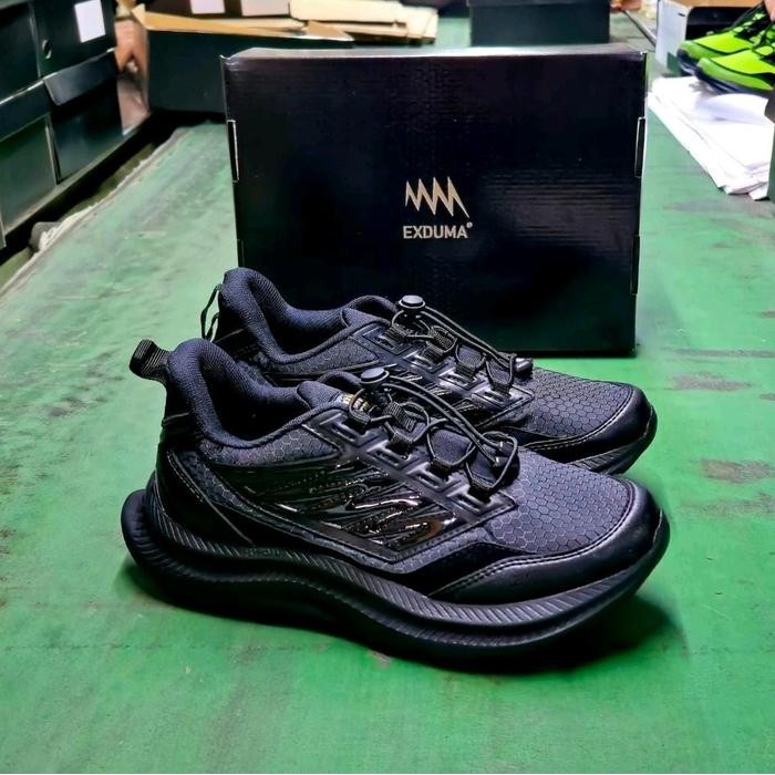 SEPATU EXDUMA NEW SUPER BLACK 2025 ORI RUNNING Outdoor