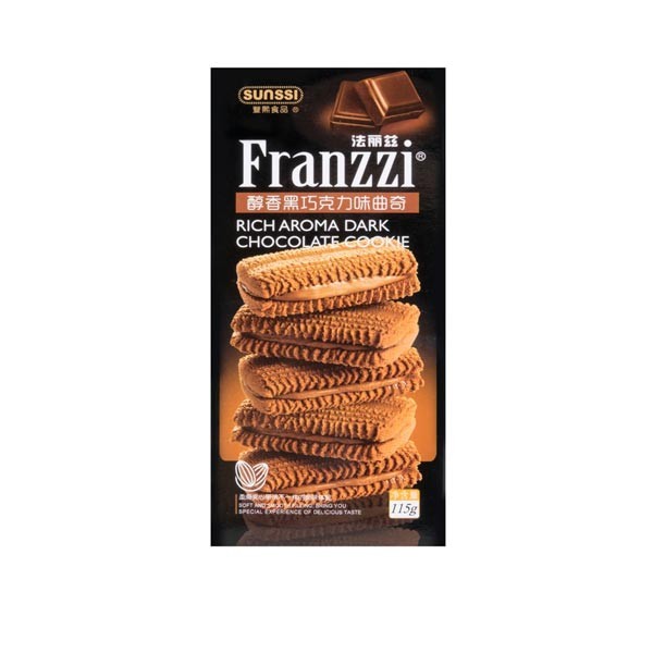 

FRANZZI RICH AROMA DARK CHOCOLATE COOKIES 115G