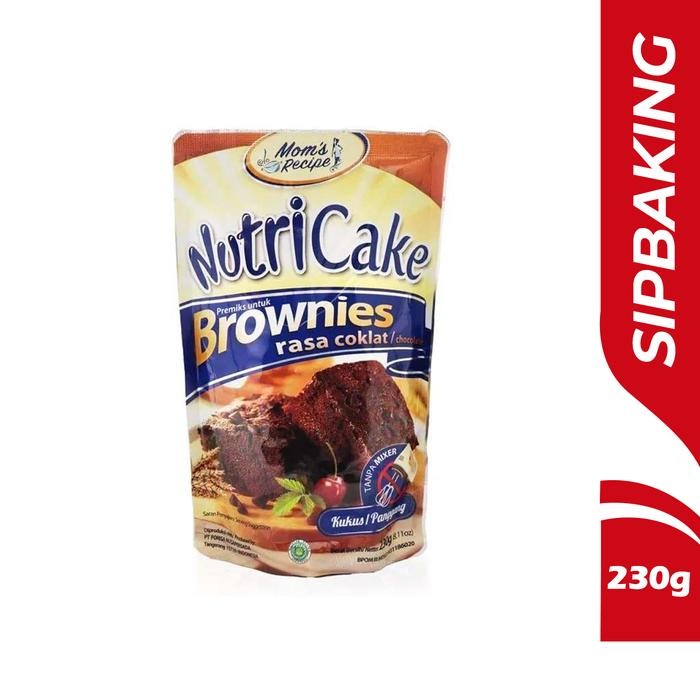 

JTTOP" NUTRICAKE BROWNIES KUKUS PANGGANG COKELAT 230GR NUTRICAKE CHOCOLATE