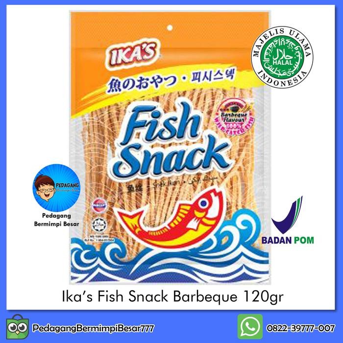 

JTTOP" IKAS FISH SNACK BBQ 120GR SNACK IKAN MALAYSIA SNACK LIDI IKAN