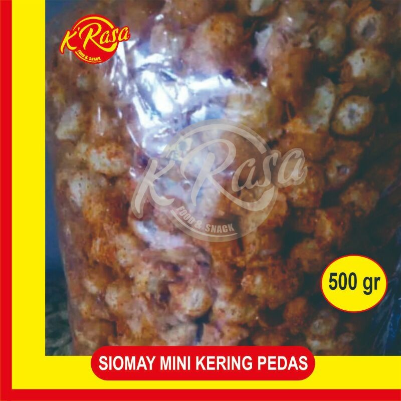 

Mamam_Asoy Siomay Mini Kering Pedas Daun Jeruk 1 Kg Enak Renyah Cocok Cemilan Toping Baso Aci Seblak