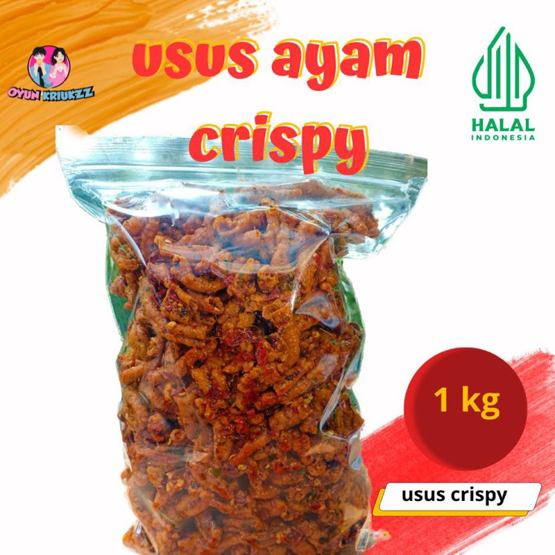 

Mamam_Asoy Keripik Usus Ayam 1Kg Pedas Daun Jeruk 1Kg & Original
