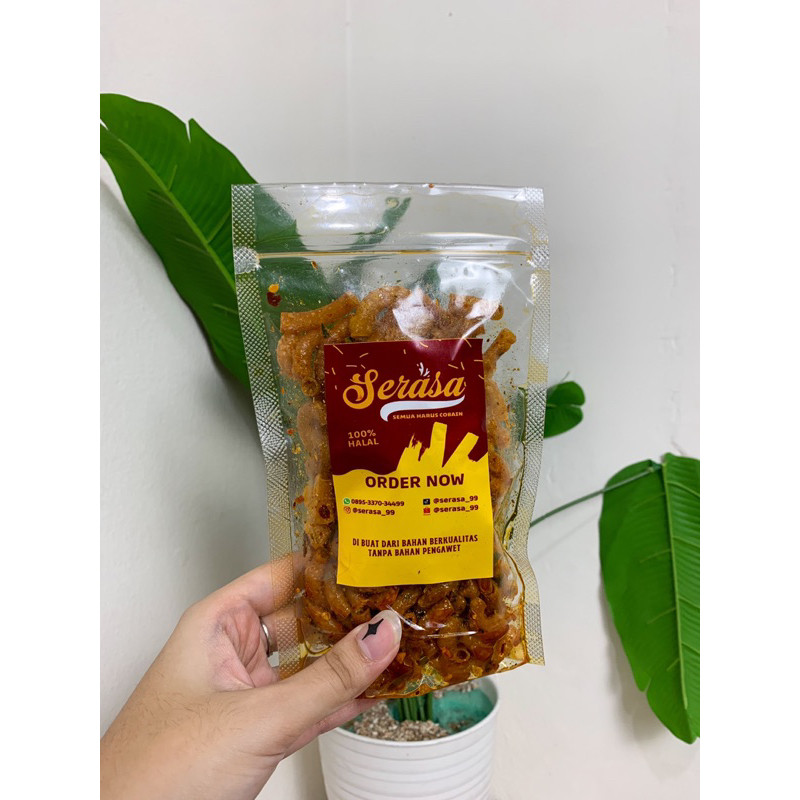 

Mamam_Asoy Makaroni Pedas Gurih Manis Nikmat Daun Jeruk 500Gr