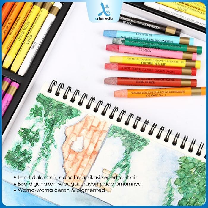 

Mungyo Gallery Watercolor Crayon Set Krayon Cat Air