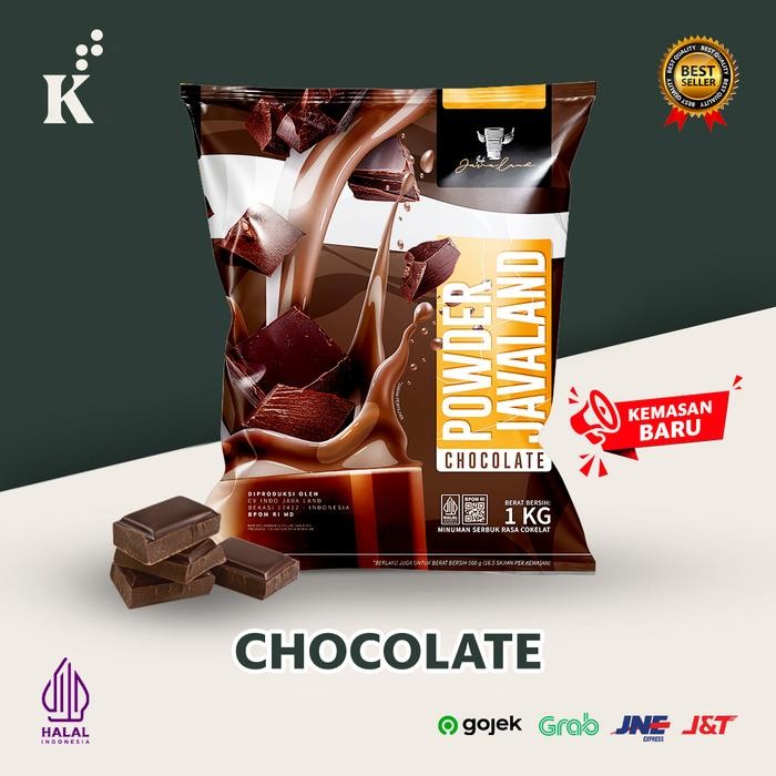 

Bubuk Minuman Bubble Powder Drink rasa Choco Royal ORIGINAL Javaland 1kg Gula