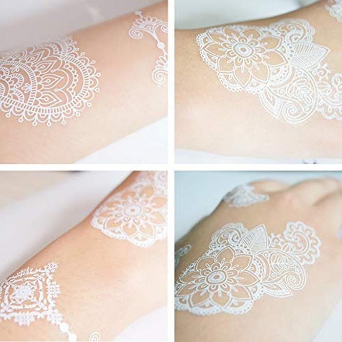 NEW.. TATO HENA PENGANTIN BRIDE TATTOO HENNA INSTAN HENNA PUTIH WEDDING TATO