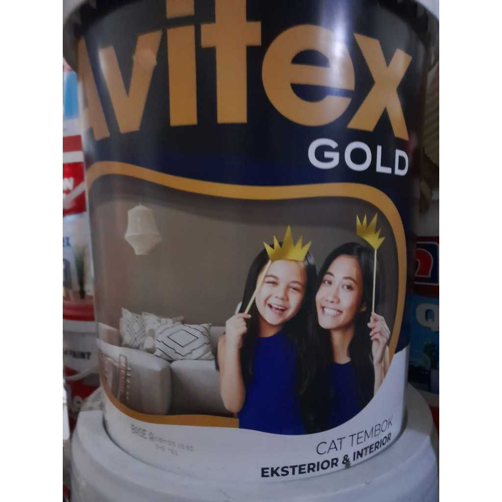 Cat Tembok Exterior dan Interior Avitex Gold Pail