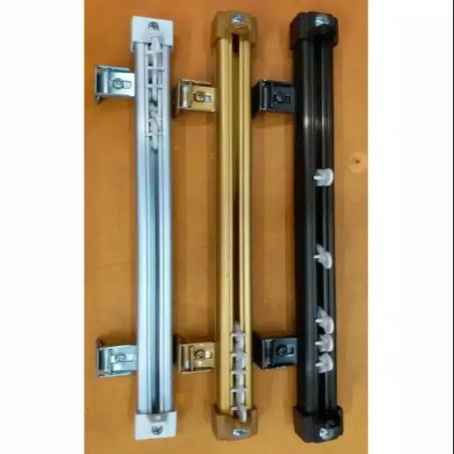 PREMIUM Besi/rel kotak oval alumunium Gorden