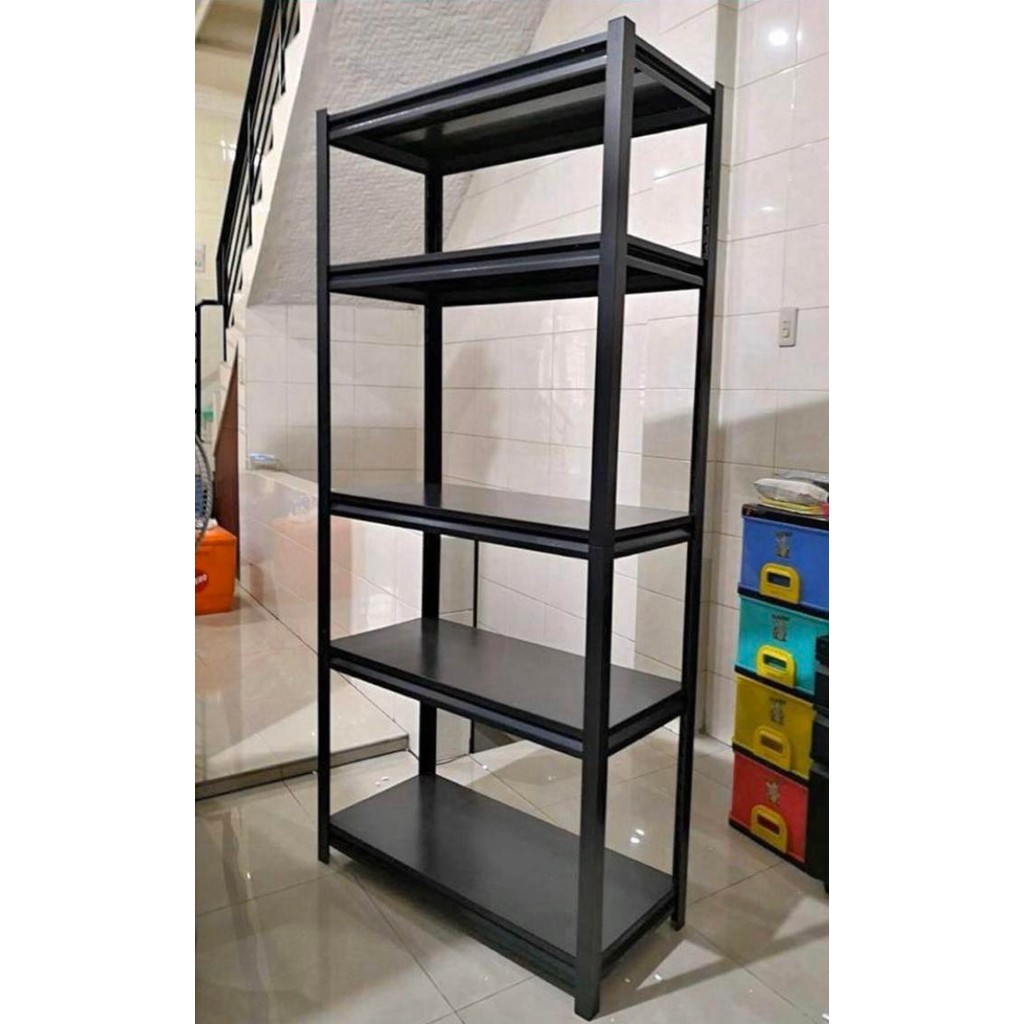 PREMIUM Rak Besi Siku Hitam