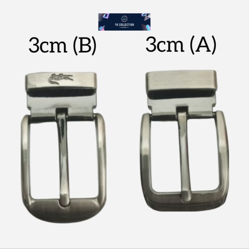 kepala ikat pinggang jepit / kepala gesper jepit / kepala sabuk jepit