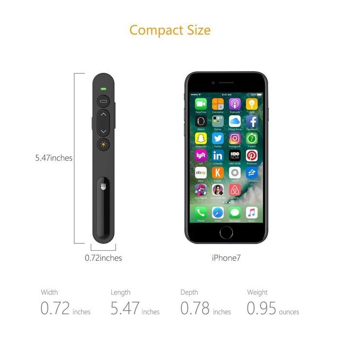 

Bricks - Pointer Laser Pointer Presenter Wireless Usb Laser Remote Control 100M Usb Pen Laser
