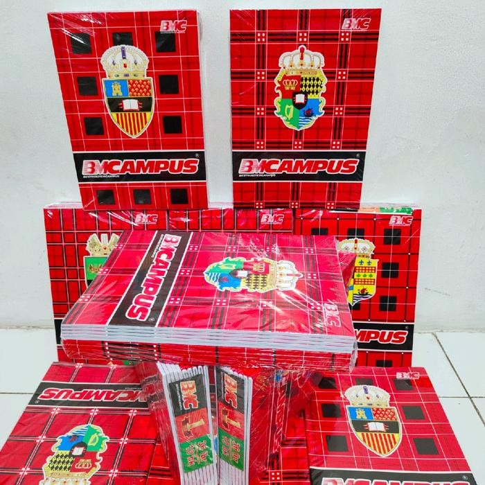 

Bricks - (10Pcs/1Pack) Buku Tulis Bmc Campus Isi 36 Lembar/ Buku Tulis Sekolah Besar