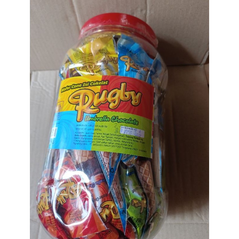 

Andrianbijaksana Coklat Rugby Isi 60 Pcs/Toples