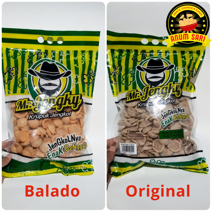 

Andrianbijaksana Kerupuk Jengkol Mr Jengky 250 Gram / Cemilan Ringan - Anum Sari