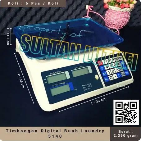 PREMIUM Timbangan Digital Multifungsi Buah Laundry GSE A9/ 723