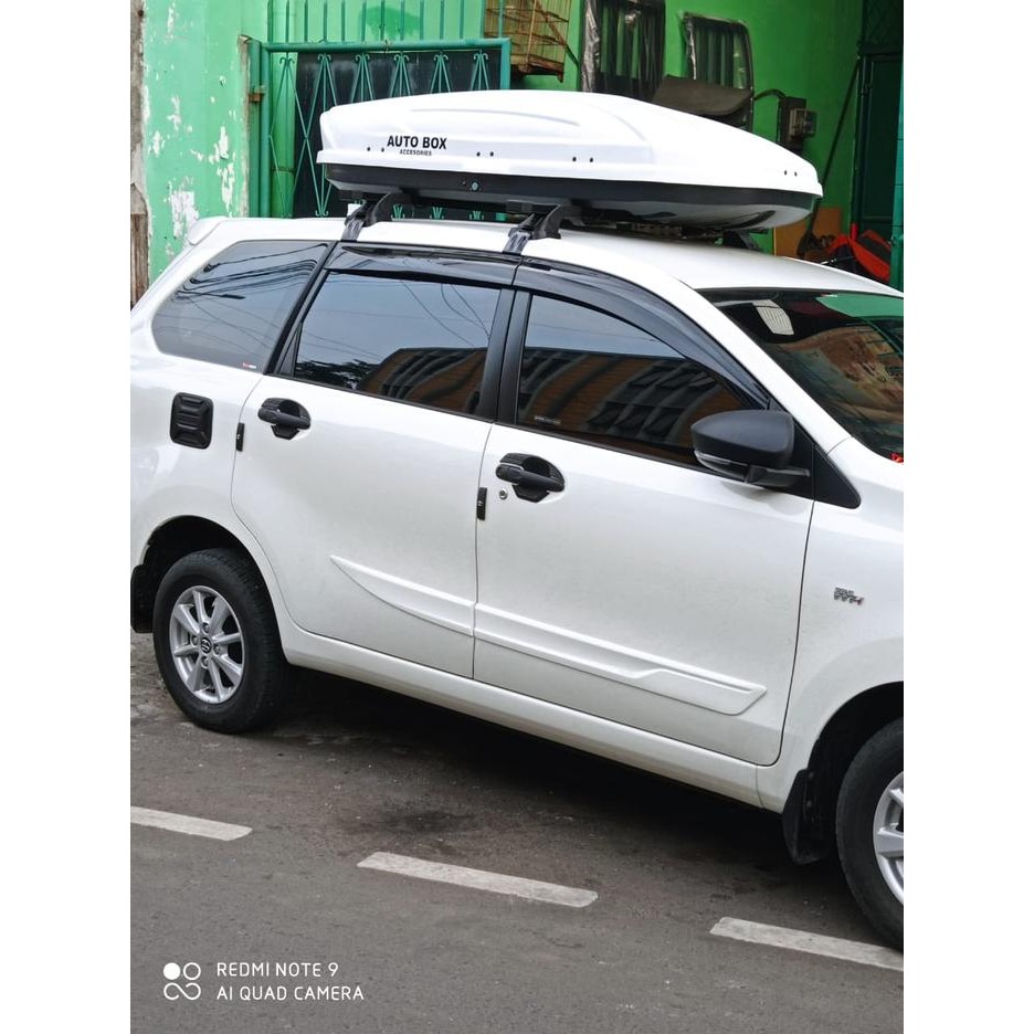 Berkualitas Paket Roof Box + Cross Bar Auto Box 650 Liter Murah