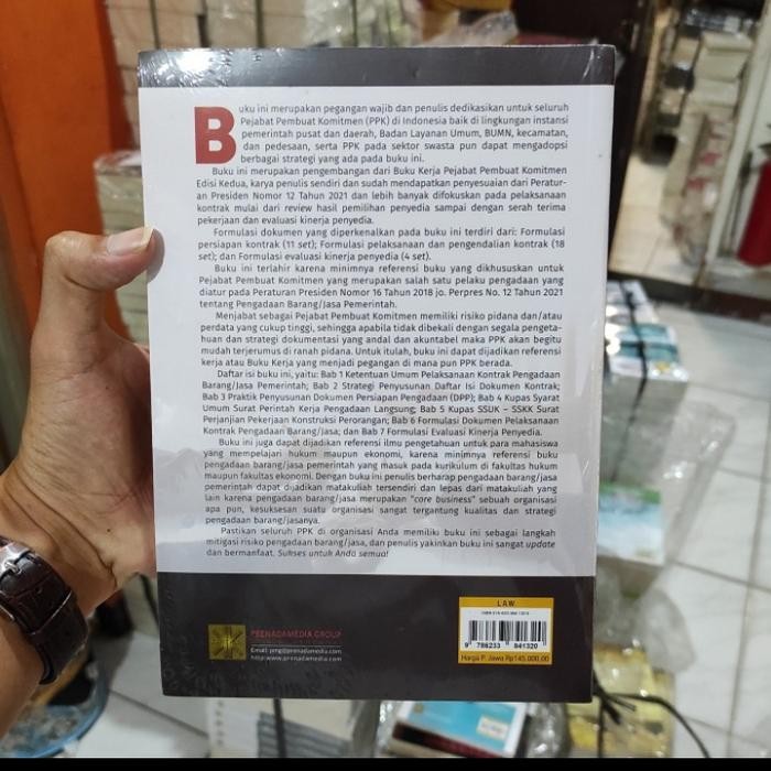 

SALE BUKU KERJA PEJABAT PEMBUAT KOMITMEN EDISI KETIGA AGUS ARIF RAKHMAN READY