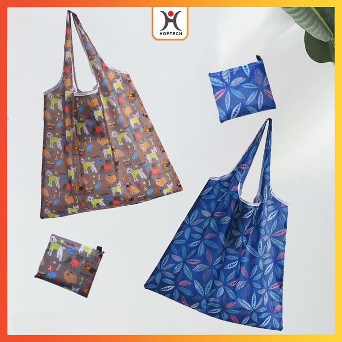 PREMIUM Shopping Bag Lipat Motif / Kantong Belanja Lipat Motif / Tas Lipat