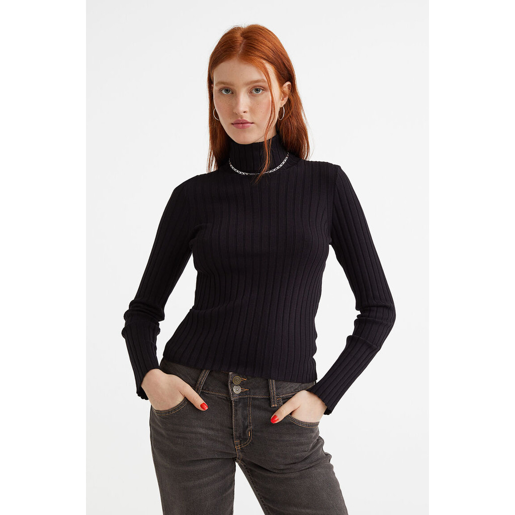 H&M Furby Ribb Rollneck LS TVP