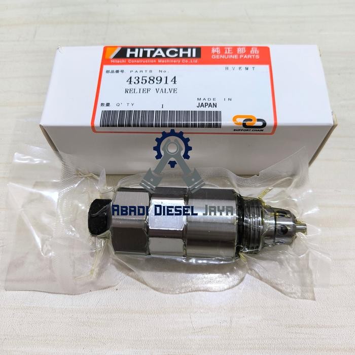 RELIEF RELIF VALVE HITACHI ZAXIS 210 ZAXIS 110 SELENOID 4358914