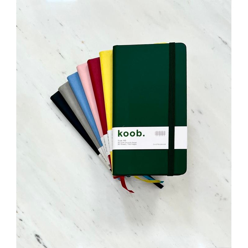 

A621 Koob. Hardcover Notebook A6+ Buku Tulis Kotak Grid Jurnal Diary #Gratisongkir