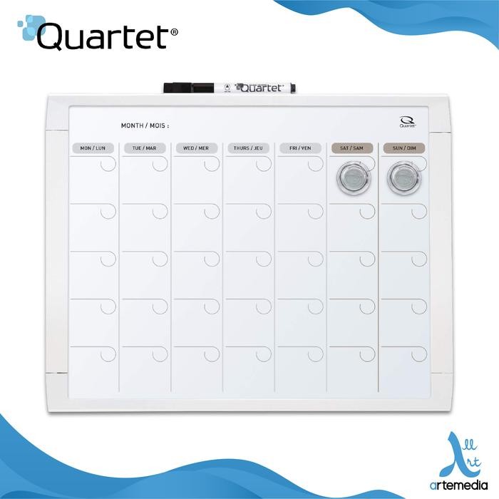 

Quartet Whiteboard - Whiteframe Planner 11'X14' (28Cmx36Cm) #Gratisongkir