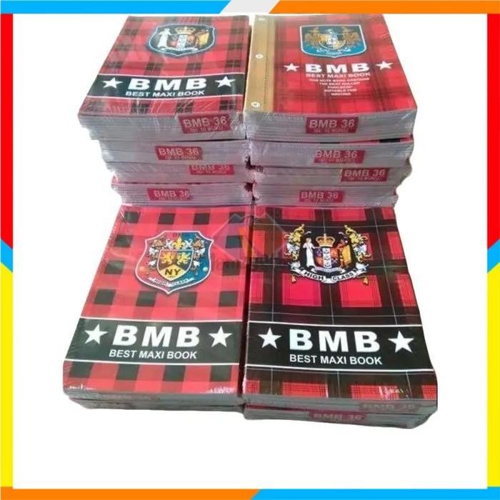 

Buku Tulis Bmb 36 Lembar 1 Pack / 10 Pcs Paper Stationery #Gratisongkir