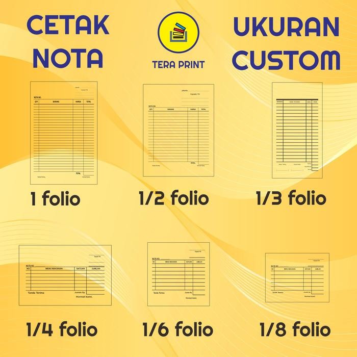 

Cetak Kwitansi / Bon / Nota 3 Rangkap #Gratisongkir