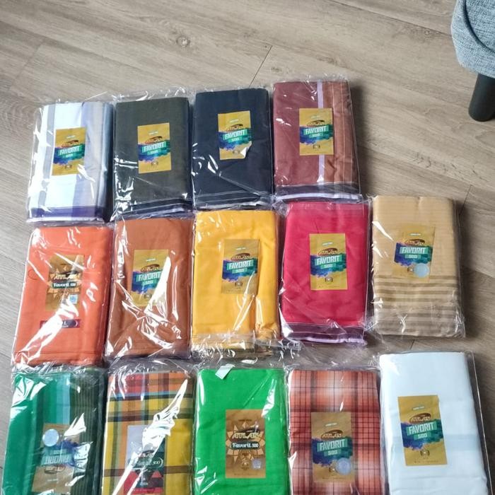Sarung pria ATLAS polos favorit 500