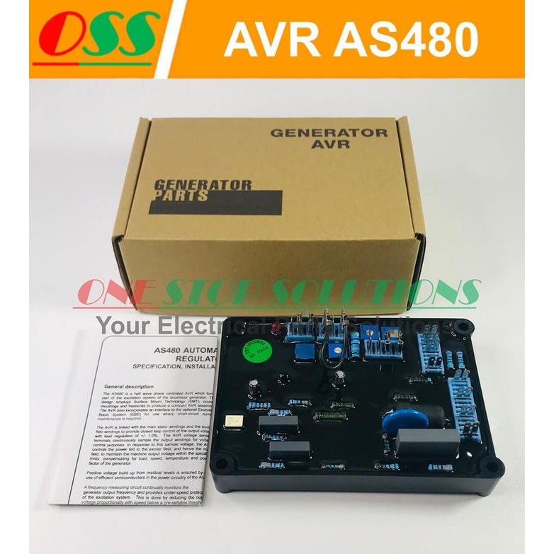 Avr Generator As480 Avr Genset As480