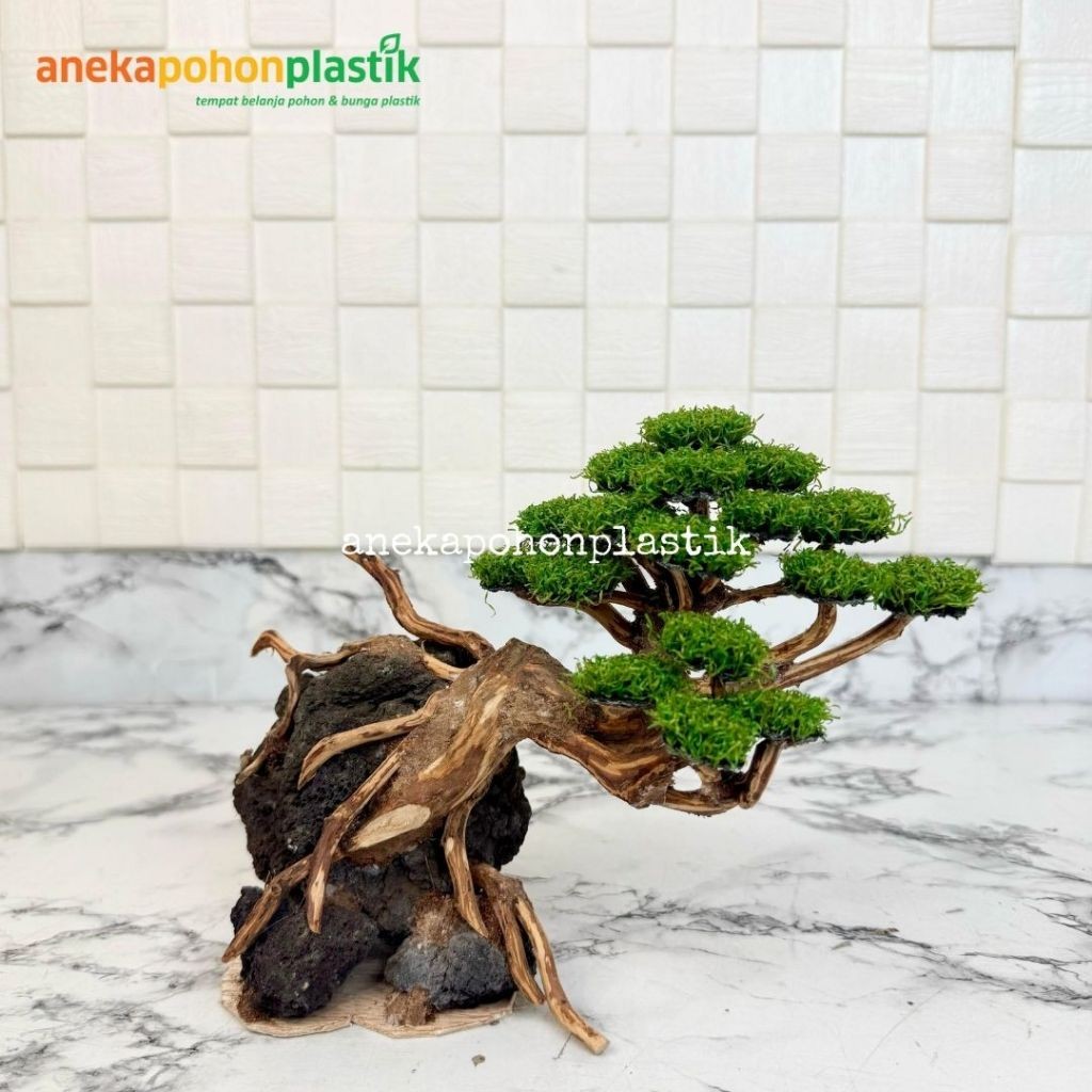 Pinan Shop Pohon Artificial Tanaman Imitasi Bonsai Aqua Scape Variasi Latex Hiasan Aquarium Ikan