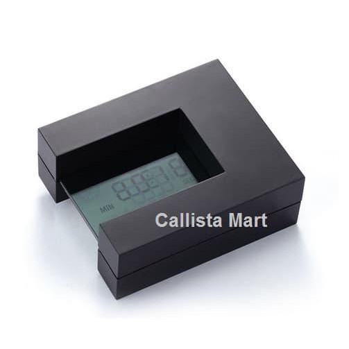 Terlaris Miniso Digital Transparent Lcd Alarm Clock - Jam Meja Digital Miniso